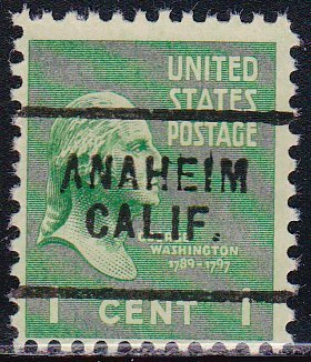 Precancel - Anaheim, CA PSS 703 - Town and Type Issue