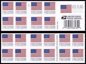 U.S.#5791a Flag & Freedom 63c FE Booklet Pane of 20, MNH. (BCA) P# B111