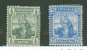 Trinidad #105/107 Unused