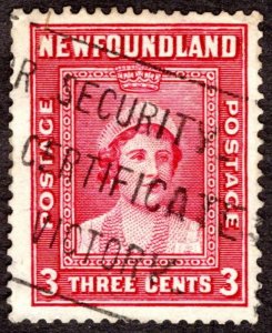 1938, Newfoundland 3c, Used, Sc 246