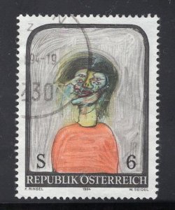 Austria    #1663   used   1994   modern art