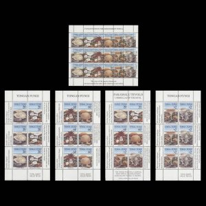 Tonga 1997 (MNH) Fungi sheetlets