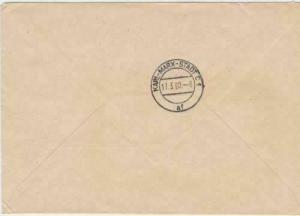 German DDR 1960 Rochlitz Gorlitz    official courier stamp cover r20180