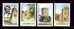 Zambia 650-53 MNH 1996 National Monuments