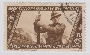 Italy Kingdom March on Rome 1932 10c Used Stamp A19P44F871