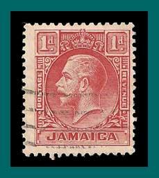 Jamaica 1929 King George V, used  103,SG108