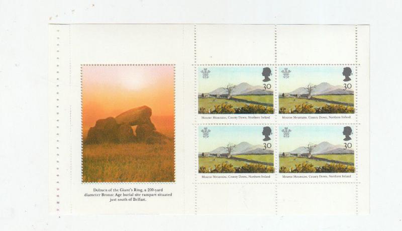 1994 DX16 NORTHERN IRELAND GB COMMEMORATIVE BOOKLET PANE 1812a 