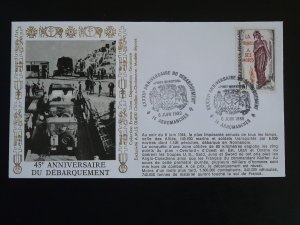 world war II ww2 WWII 45 years of D-day commemorative cover France 1989