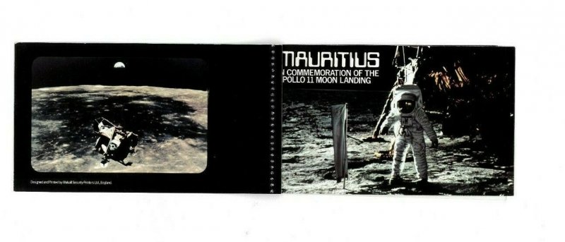 Mauritius 483 Booklet. Apollo 11 Moon Landing. Cat.70.00 (10.00 x 7). Wholesale