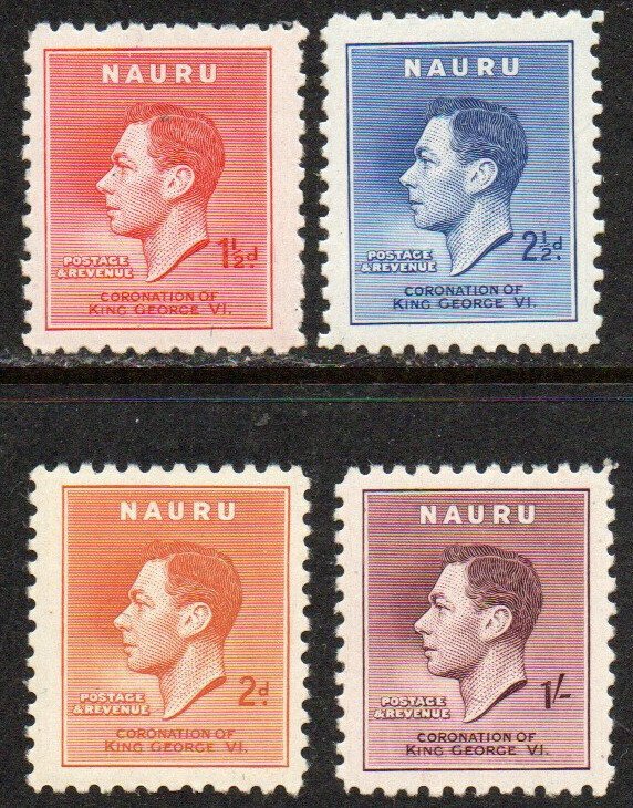Nauru Sc #35-38 MNH