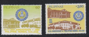 Philippines # 1825-1826, Normal College 85th Anniv., Mint NH, 1/2 Cat.
