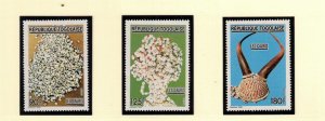 TOGO Sc 1571-73 NH ISSUE OF 1990 - LOCAL ART - (WG06)