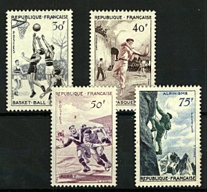 France 1956 Sports sg1297/1300 cv£35+ (4v) Mint Stamps