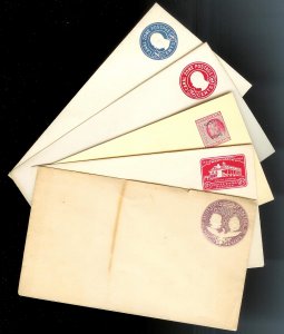 UNITED STATES CANAL ZONE (84 pcs) Old Postal Stationery Unused Entire Collection