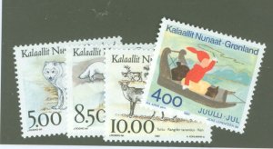 Greenland #262-265  Single (Complete Set)