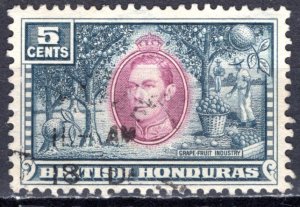 British Honduras 1938; Sc. # 119; Used Single Stamp