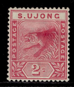 MALAYSIA - Sungei Ujong QV SG50, 2c rose, LH MINT. Cat £42.