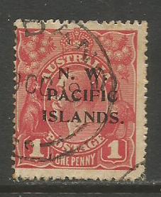 North West Pacific Isl. #41 Used  (Wmk 9) (1918)  c.v. $1.75