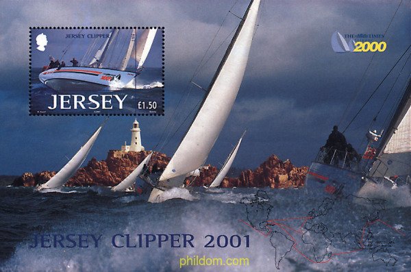 81232 MNH JERSEY 2001 JERSEY CLIPPER 2001