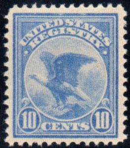 US F1 Registration Stamp VF-XF Mint NH cv $210