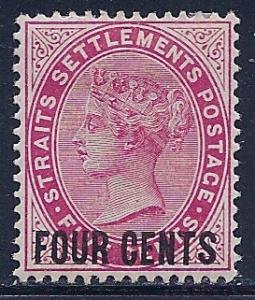 Straits Settlements Scott # 92 MH