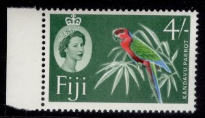 FIJI QEII SG321, 4s red, yellow-green, blue & green, NH MINT.