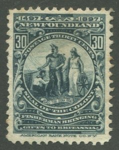 NEWFOUNDLAND #72 USED VF