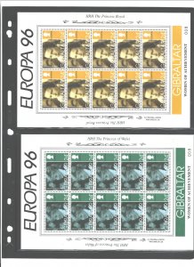 GIBRALTAR,1996 #703-706, MNH; SET=$1.75;