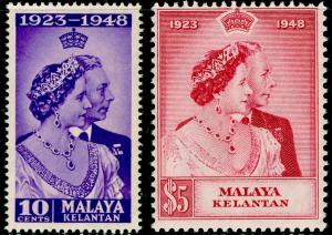 MALAYSIA - Kelantan SG55-56, COMPLETE SET, NH MINT. Cat £31. RSW.