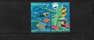 FISH - MARSHALL ISLANDS #644 MNH
