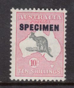 Australia #127s Mint With Specimen Overprint