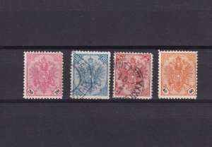 SA12f Bosnia and Herzegovina 1894 -1905 Eagle used stamps