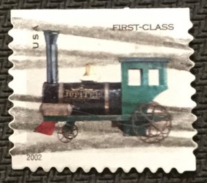 US #3643 Used Booklet Single Toy Locomotive SCV $.25