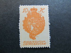 A4P26F74 Liechtenstein 1920 10h mnh**