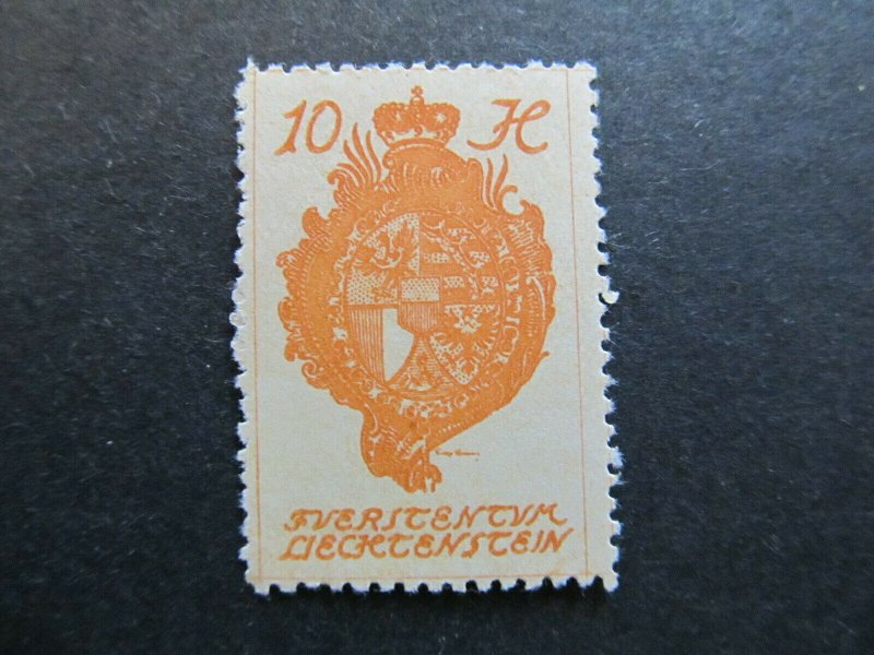 A4P26F74 Liechtenstein 1920 10h mnh**