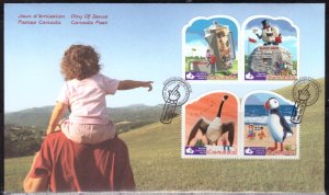 F1886   CANADA   FDC # 2398-2401      Roadside Attractions