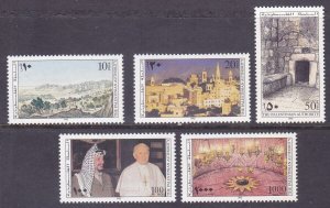 Palestinian Authority 34-38 MNH 1995 Christmas Set of 5 Very Fine