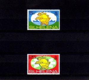 ST HELENA - 1974 - UPU CENTENARY - SHIPS - LETTERS - MINT - MNH SET OF 2!