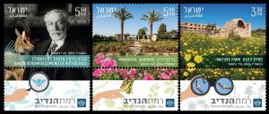 2024 Israel 3v+Tab Fauna and Flora - Baron Rothschild