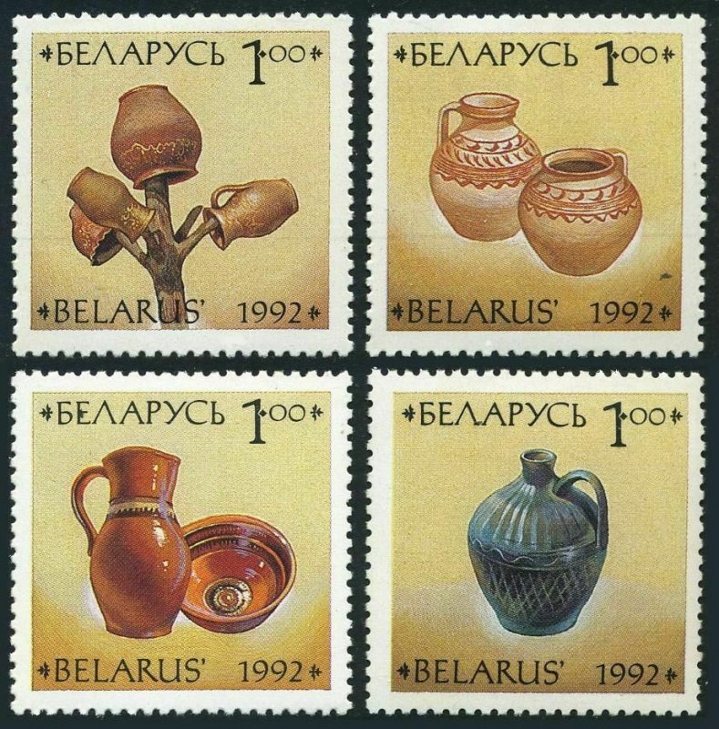 Belarus 41-44,MNH.Michel 17-20. Ceramics,1992.