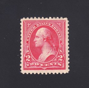 Scott #251 2c Type II Unwatermarked - Mint OG Hinged - Crease