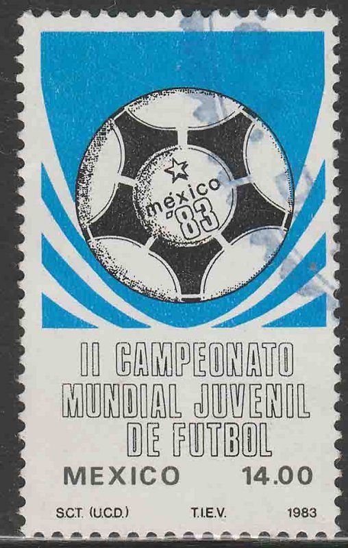 MEXICO 1317, 2nd World Youth Soccer Championships Used VF. (1002)