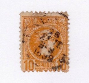 Greece stamp #110a, used, CV $2.50