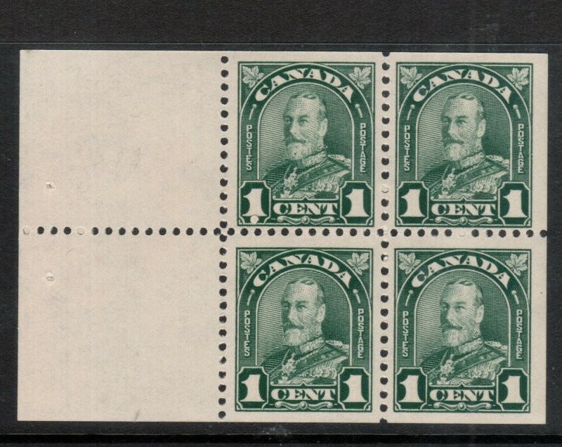 Canada #163a Mint Fine - Very Fine Never Hinged Booklet Pane