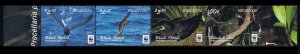 2016 Niuafo'ou 607-610strip WWF / Birds 10,00 €