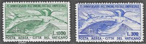 Vatican (1949) - Scott # C18 - C19,  MNH