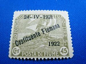 FIUME   -  SCOTT #165  -  MH      (wwf4)