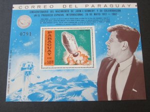 Paraguay 1967 Sc 1050 John F Kennedy set MNH