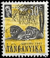 TANGANYIKA   #50 USED (2)