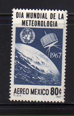 Mexico C323 Set MNH Tiros Satellite, Meteorological Day (G)